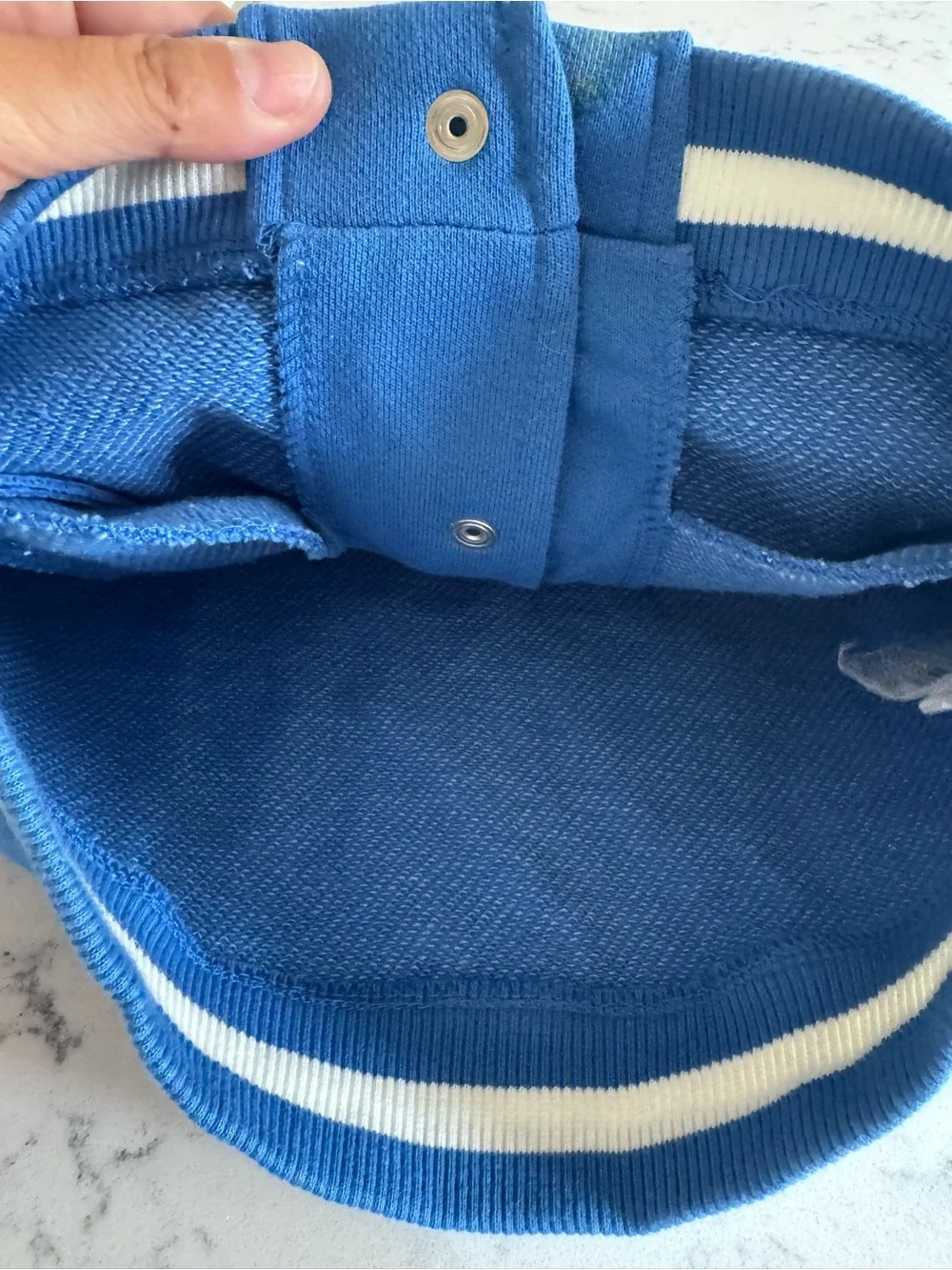 Zara Kids 'Legendary Tour' Blue & White Varsity Jacket
